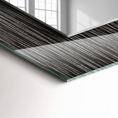 Espelho com moldura decorada Linhas Modernas