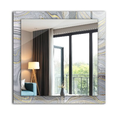 Espelho decorativo Padrões abstratos de mármore