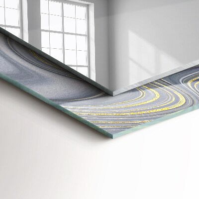 Espelho decorativo Padrões abstratos de mármore