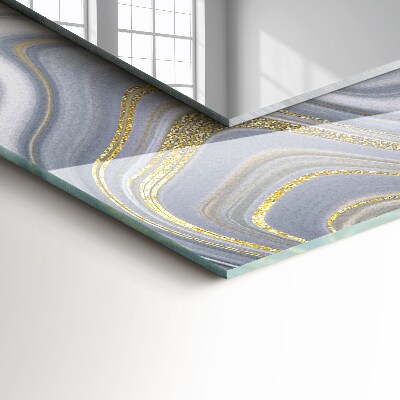 Espelho decorativo Padrões abstratos de mármore