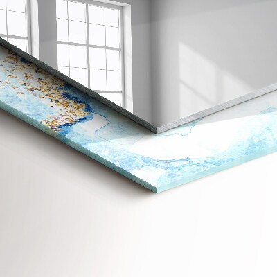 Espelho decorativo Padrão abstrato de mármore