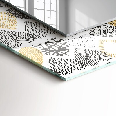 Espelho decorativo Corações Coloridos