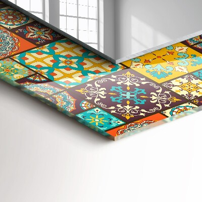 Espelho decorativo Azulejos de mosaico coloridos