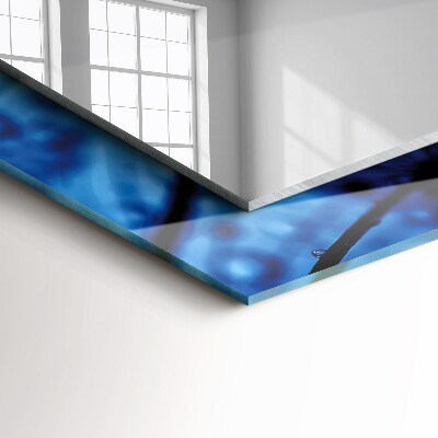 Espelho com moldura decorada Gotas em dentes-de-leão