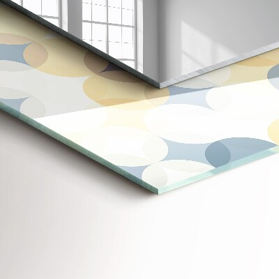 Espelho decorativo Padrões circulares coloridos