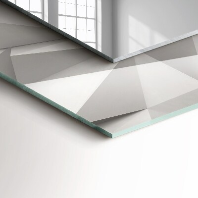 Espelho com moldura decorada Formas geométricas abstratas