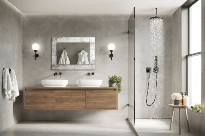 Espelho decorativo Madeira velha