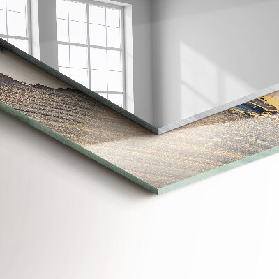 Espelho decorativo Arte azul abstrata