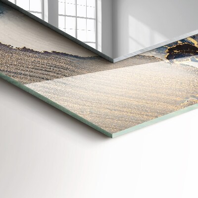 Espelho decorativo Arte azul abstrata