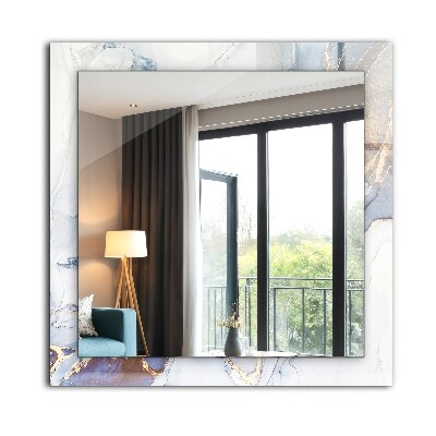 Espelho decorativo Arte abstrata em mármore