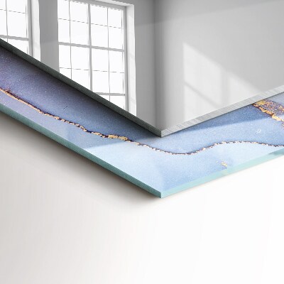 Espelho com moldura decorada Aquarela abstrata