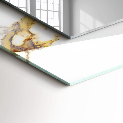 Espelho com moldura decorada Mármore nervurado