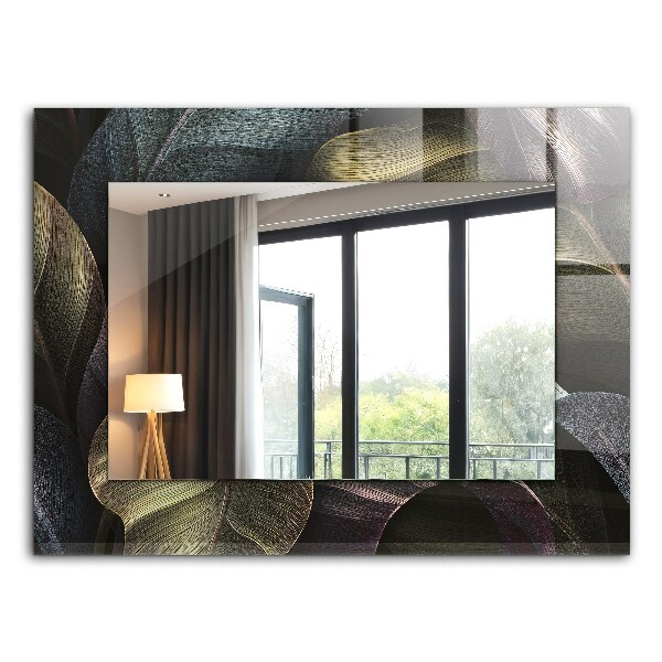 Espelho decorativo Folhas coloridas de plantas