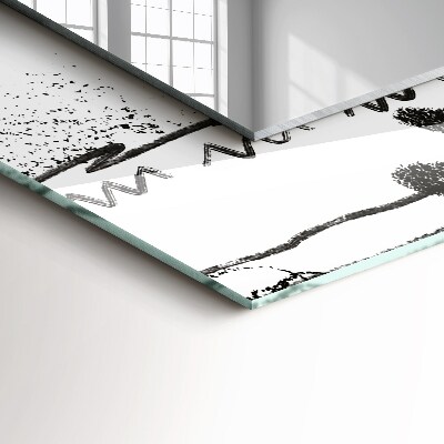 Espelho decorativo Padrões Modernos Abstratos