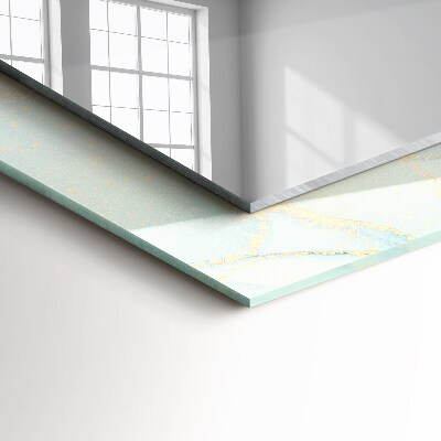 Espelho com moldura decorada Arte abstrata em aquarela