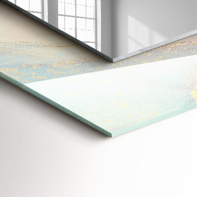 Espelho com moldura decorada Arte abstrata em aquarela