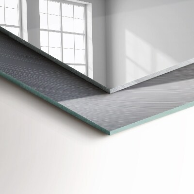 Espelho com moldura decorada Superfície metálica redonda