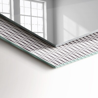 Espelho decorativo Padrão de tecido têxtil