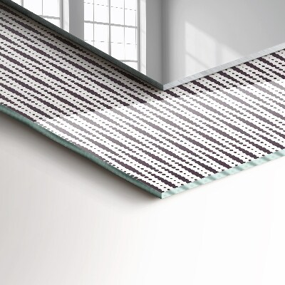 Espelho decorativo Padrão de tecido têxtil