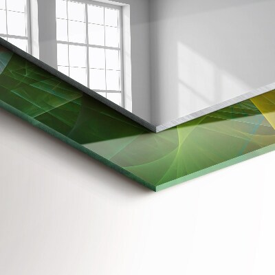 Espelho decorativo Espiral abstrata colorida