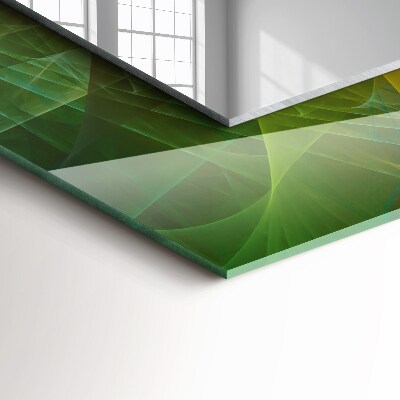 Espelho decorativo Espiral abstrata colorida