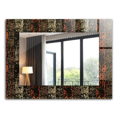 Espelho decorativo Padrão de ornamento étnico