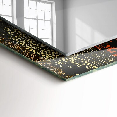 Espelho decorativo Padrão de ornamento étnico