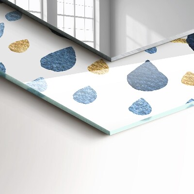 Espelho com moldura decorada Padrão de mandala abstrata