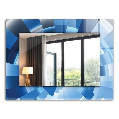 Espelho com moldura decorada Túnel abstrato