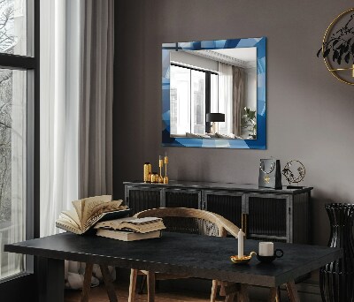 Espelho com moldura decorada Túnel abstrato