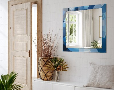 Espelho com moldura decorada Túnel abstrato