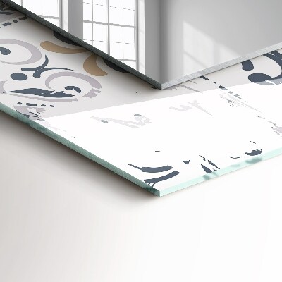 Espelho decorativo Ornamentos com padrões de azulejos