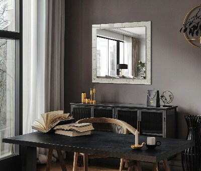 Espelho com moldura decorada Sol, lua, estrelas