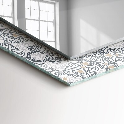 Espelho decorativo Padrão ornamental