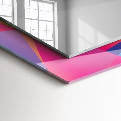 Espelho decorativo Padrões geométricos coloridos