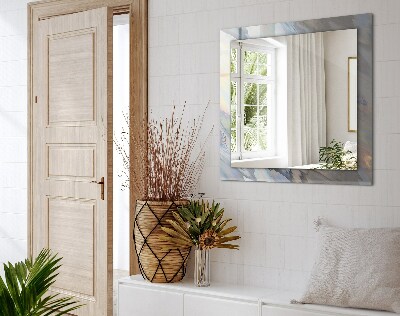 Espelho com moldura decorada Padrões coloridos abstratos