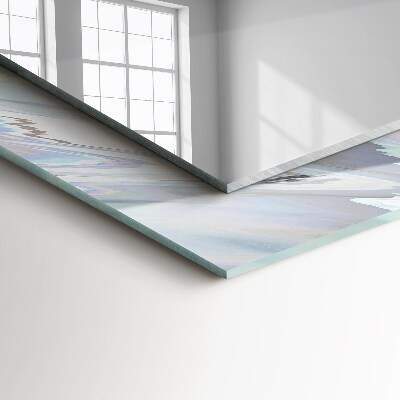 Espelho com moldura decorada Padrões coloridos abstratos