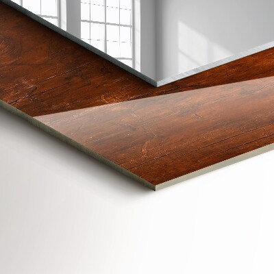 Espelho decorativo Mesa de madeira velha