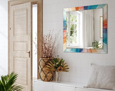 Espelho decorativo Raios de luz coloridos