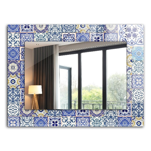 Espelho decorativo Azulejos de mosaico coloridos