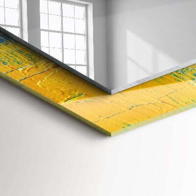 Espelho decorativo Pintura a óleo abstrata