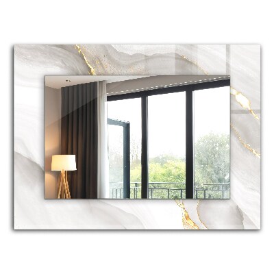 Espelho decorativo Mármore cinza