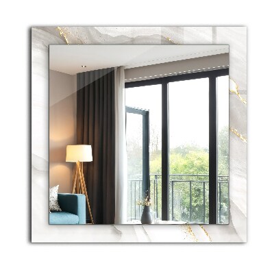 Espelho decorativo Mármore cinza