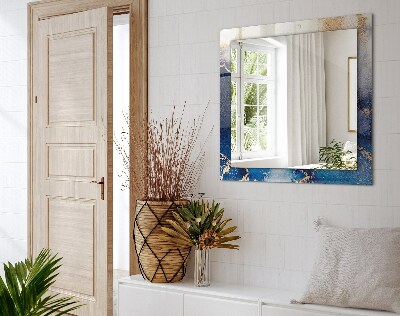 Espelho com moldura decorada Arte plástica abstrata