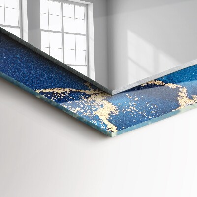 Espelho com moldura decorada Arte plástica abstrata