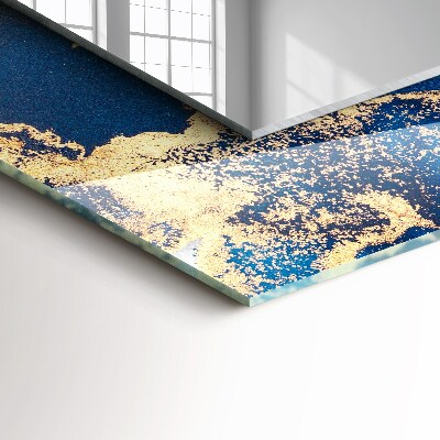 Espelho com moldura decorada Arte plástica abstrata