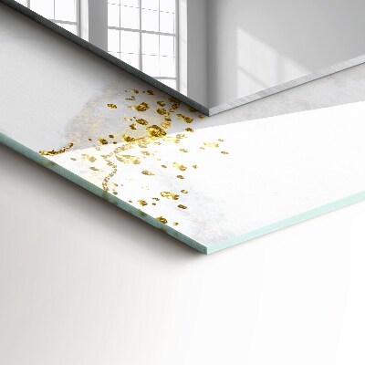 Espelho decorativo Arte abstrata em ouro