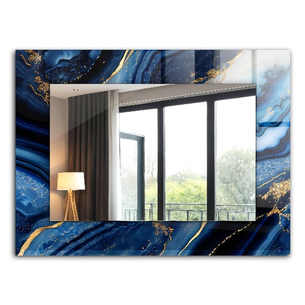 Espelho decorativo Arte Abstrata em Mármore