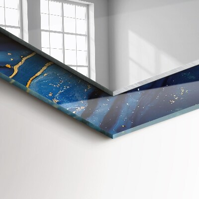 Espelho decorativo Arte Abstrata em Mármore