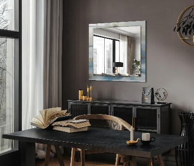 Espelho com moldura decorada Montanhas no nevoeiro